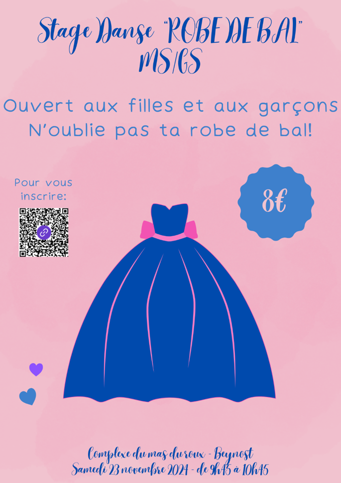 STAGE|ROBE DE BAL